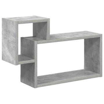vidaXL Wandplank Muurmontage Betongrijs 55 x 15 x 35 cm, Verzenden, Nieuw