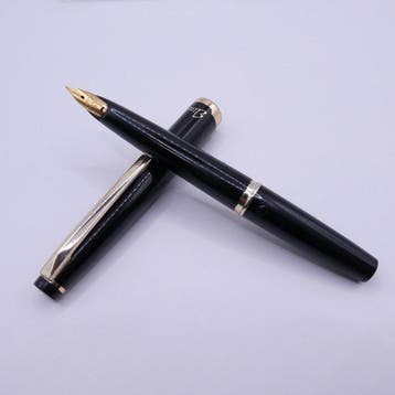 Pilot - Pilot Elite Fountain Pen Elite Black 14K-585 Gold, Nieuw