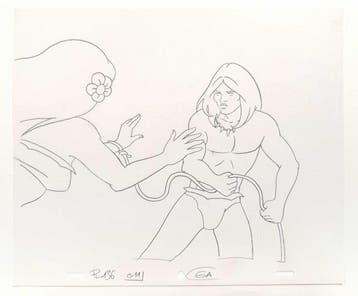 RAHAN : Originele animatiekunst-tekening - (1987) - Episode, Cd's en Dvd's, Nieuw in verpakking