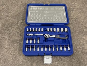Veiling - Michelin dopsleutel set 33-delig MSS-1/4, Doe-het-zelf en Bouw, Gereedschap | Handgereedschap, Gebruikt