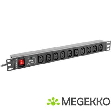 Lanberg PDU-10I-0200-IEC-BK energiedistributie 10, Informatique & Logiciels, Pc & Câble réseau, Verzenden