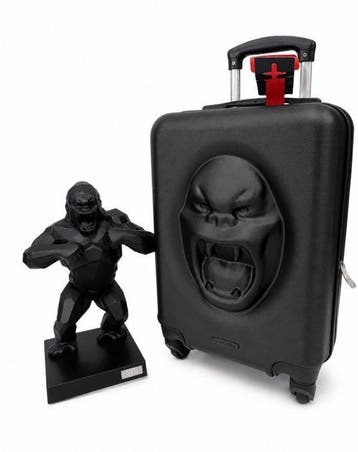 Richard Orlinski (1966) - Gorille black Edition & Valise