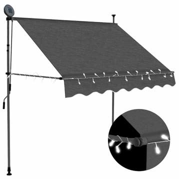 Luifel antraciet | OP = OP | Sla nu je slag (zonneluifel), Verzenden, Uitvalscherm, Minder dan 150 cm, Minder dan 250 cm