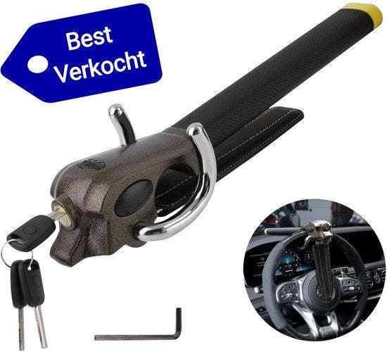 2dekans | Gtrise Stuurslot Voor Auto - Stoplock - Auto -, Auto diversen, Auto-accessoires, Ophalen of Verzenden