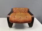 Repose-pied - Bois, Cuir