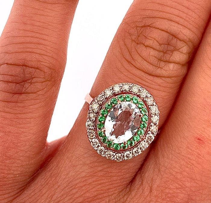 Sans prix de réserve - Bague - 9 carats Or rose, Argent, Bijoux, Sacs & Beauté, Bagues