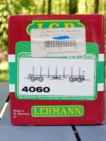 LGB, Lehmann G - 4060 - Wagon de marchandises pour trains, Nieuw