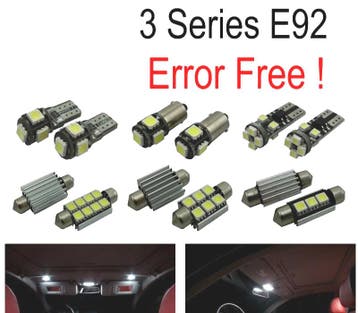 KIT 19 AMPOULES LED INTÉRIEUR POUR BMW SÉRIE 3 E92 COUPÉ 325, Verzenden, Nieuw