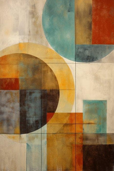 Lea Ottavi - Fading Solar Geometry XXL, Antiek en Kunst, Kunst | Designobjecten