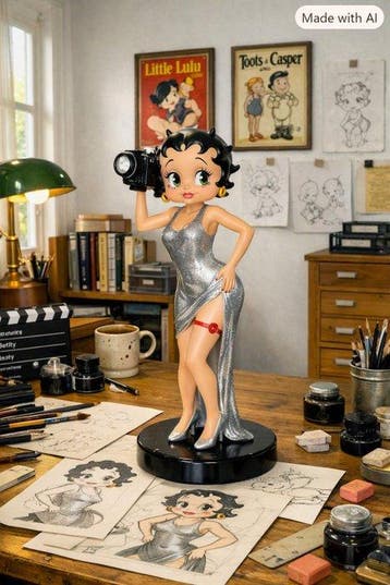Statue, ***SEXY FILM DIRECTOR BETTY BOOP*** - 38.5 cm -