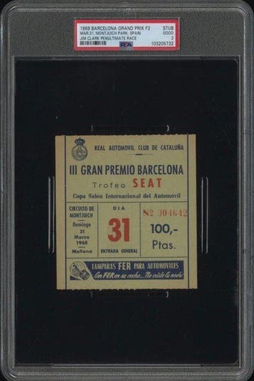 1968 PSA Barcelona Grand Prix Jim Clark Penultimate Race - 1, Nieuw
