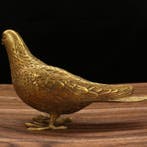 Sculpture, Happiness for pigeons - 14 cm - Bronze, Métal