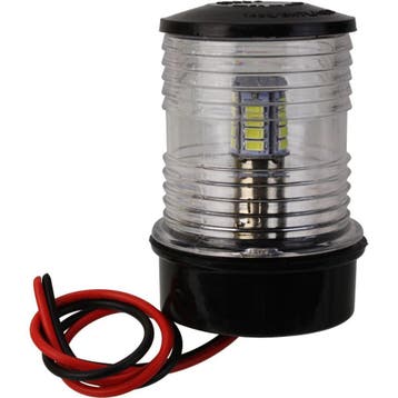 Rondschijnend Toplicht LED 91x65mm Tot 20m Zwart, Sports nautiques & Bateaux, Instruments de navigation & Électronique maritime
