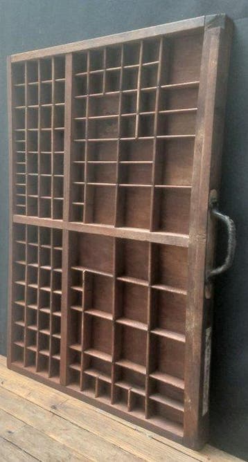 Wandrek - Hout, Metaal - oud vak