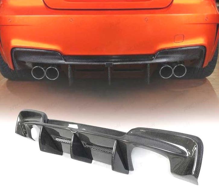 DIFFUSEUR BMW E82 E88 1M 06-13 CARBONE, Autos : Pièces & Accessoires, Carrosserie & Tôlerie, Envoi