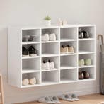 vidaXL Schoenenkast met plank Wit 103 x 30 x 67 cm Bewerkt, Verzenden, Nieuw