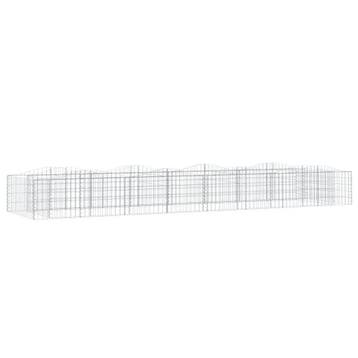 vidaXL Schanskorf gewelfd verhoogd 400x100x50 cm, Tuin en Terras, Verzenden, Nieuw