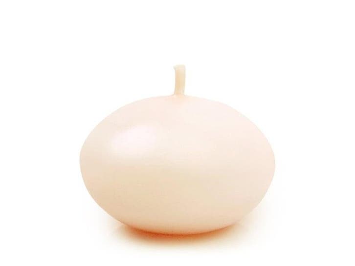 Drijfkaarsen Creme 4cm 50st, Hobby en Vrije tijd, Feestartikelen, Nieuw, Verzenden