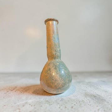 Oud-Romeins Glazen fles Met Spaanse importlicentie, Verzamelen