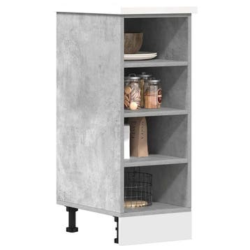 vidaXL Onderkast Riga 30x44,5x81,5 cm bewerkt hout, Huis en Inrichting, Verzenden, Nieuw
