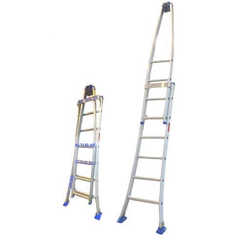 Solide 2-delige ruitenwasserladder 2×6 sporten, Bricolage & Construction, Échelles & Escaliers, Enlèvement ou Envoi