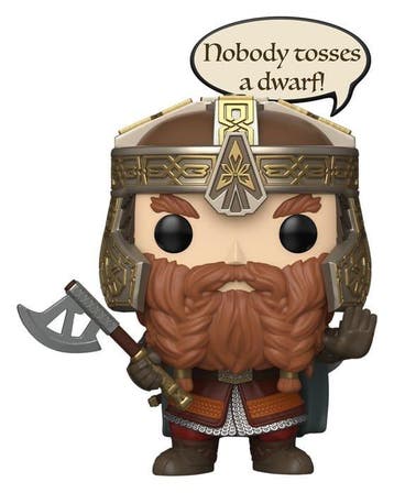 The Lord of the Rings POP! Vinyl Figure Gimli 9 cm, Collections, Lord of the Rings, Ophalen of Verzenden