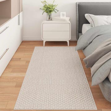 vidaXL Vloerkleden Rechthoekig FARO Crème 150 x 80 cm, Verzenden