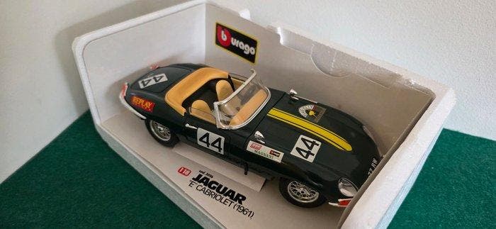 Bburago 1:18 - Modelauto - Jaguar E-Type Cabriolet (1961), Hobby & Loisirs créatifs, Voitures miniatures | 1:5 à 1:12