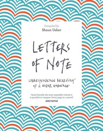 Letters of note 9781782119289, Verzenden, Zo goed als nieuw
