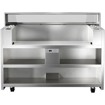 Kookstation | LiberoPro | RVS | 3 Kookunits | Stopcontacten, Verzenden, Nieuw in verpakking