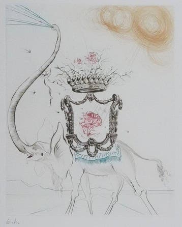 Salvador Dali (1904-1989) - Eléphant royal