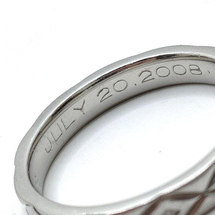 Chanel - Ring Platina - matelassé, Handtassen en Accessoires, Ringen