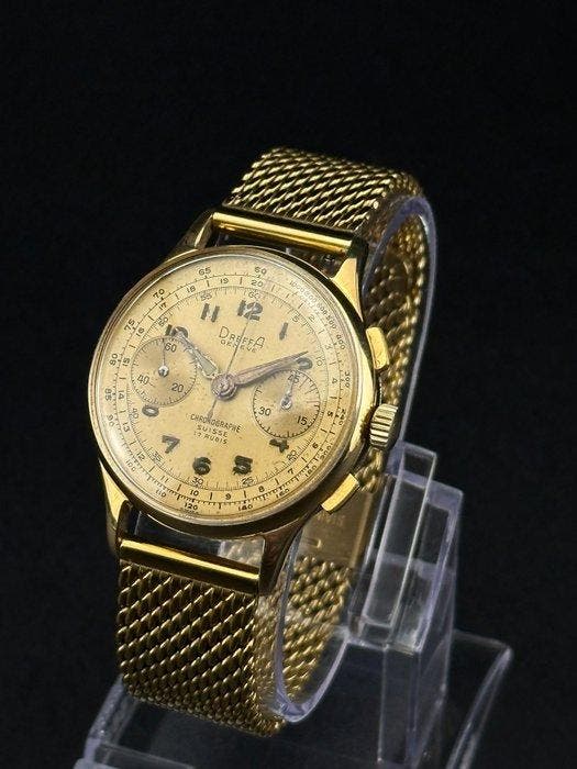Dreffa - Vintage Landeron Chronograph - Zonder minimumprijs, Handtassen en Accessoires, Horloges | Heren