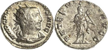 Antoninian 253/254, Kaiserzeit Valerianus I 253-260, Verzenden