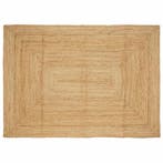 vidaXL Vloerkleed handgemaakt 160x230 cm jute naturel, Verzenden, Nieuw