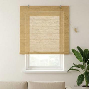 vidaXL Rolgordijn Naturel 130 x 160 cm Bamboe, Verzenden