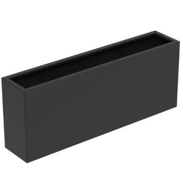 Aluminium plantenbak 200x40x80cm - Met bodem, 100 cm of meer, Nieuw, Metaal, 60 cm of meer