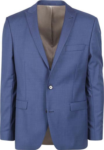 Suitable Colbert Evans Wol Blauw maat Maat 52/54 (L) Heren, Maat 52/54 (L), Nieuw, Suitable, Verzenden