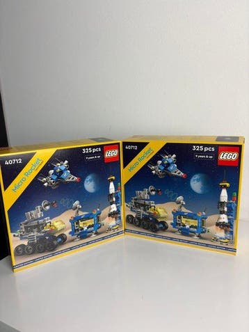Lego Set - Space, Classic Space - Micro Rocket Launchpad x 2