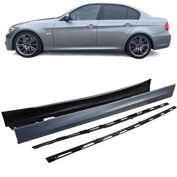 M-Pakket Sideskirts BMW 3 Serie E90 &amp; E91 05-11 B2100, Nieuw, Links, BMW