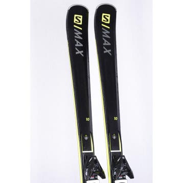 160 165 175 skis SALOMON S/MAX 10 Ti, woodcore, titan, edge, Verzenden, Gebruikt, Salomon