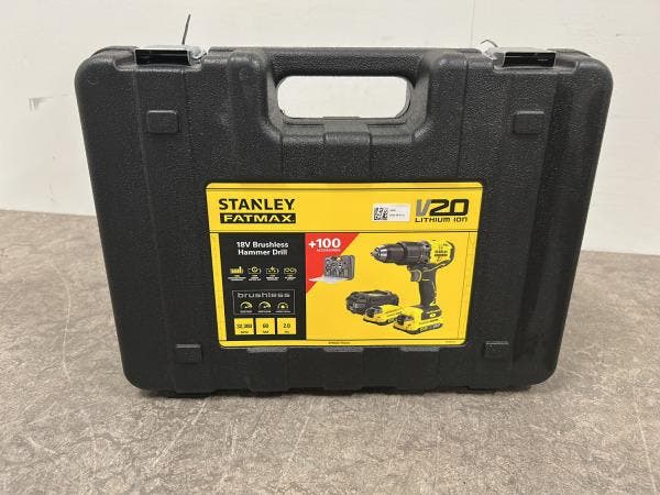 Veiling - Stanley FatMax schroefklopboormachine V20 18V SFMC, Bricolage & Construction, Boîtes à outils