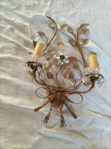 Probably Maison Bagues - Lamp (4) - Messing, Glas, Plastic, Huis en Inrichting, Nieuw