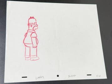 Gracie Films - Dessin d’animation original de Homer Simpson,, Cd's en Dvd's, Nieuw in verpakking