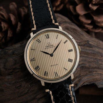 Omega - De Ville Caliber 711 Champagne Roman Dial - Sans, Nieuw