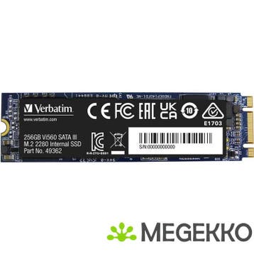 Verbatim Vi560 S3 256GB M.2 SSD, Verzenden, Nieuw
