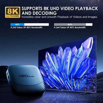 H20 Plus TV Box - Android Kodi Home Mediaspeler - 2GB RAM -, TV, Hi-fi & Vidéo, Accessoires de télévision, Verzenden
