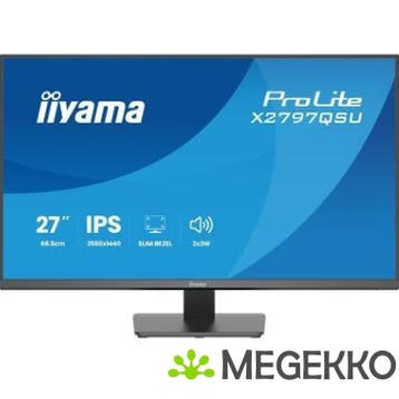 Iiyama ProLite X2797QSU-B1 27  Quad HD IPS Monitor, Verzenden, Nieuw