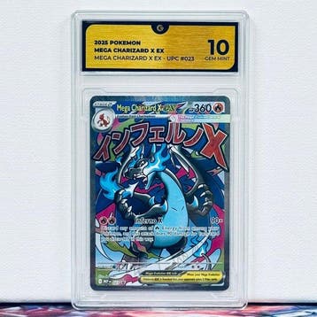 Pokémon Graded card - MEGA CHARIZARD 023 - Pokémon - GG 10