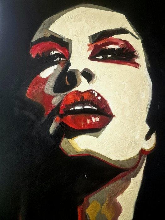 Sonja Brzak - Shadow II, Antiquités & Art, Art | Peinture | Moderne